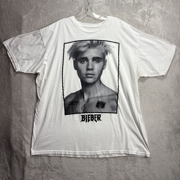 Justin Bieber Tops - Justin Bieber Tour T-Shirt size XXL (48 x 30 inches) short sleeve lightweight